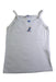 A White Sleeveless Tops from Petit Bateau in size 8Y for girl. (Front View)