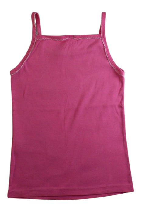 A Pink Sleeveless Tops from Petit Bateau in size 8Y for girl. (Back View)