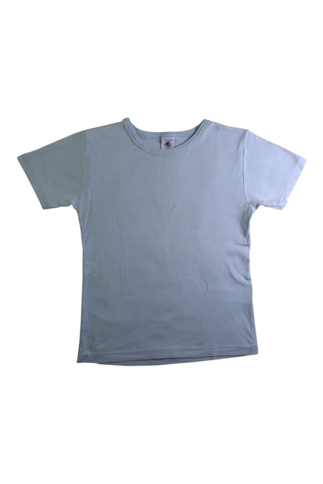 A Blue Short Sleeve T Shirts from Petit Bateau in size 8Y for neutral. (Front View)