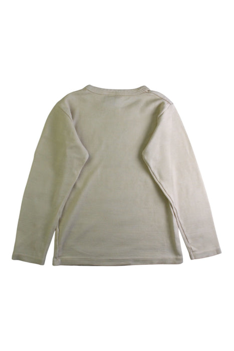 A Beige Long Sleeve Tops from Petit Bateau in size 8Y for neutral. (Back View)