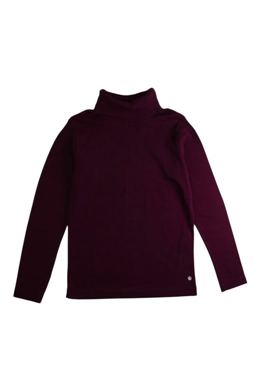 A Burgundy Long Sleeve Tops from Petit Bateau in size 8Y for neutral. (Front View)