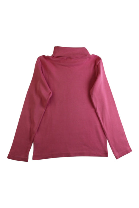 A Pink Long Sleeve Tops from Petit Bateau in size 6T for girl. (Back View)
