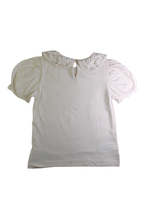 A Ivory Short Sleeve Tops from Mayoral in size 9Y for girl. (Back View)