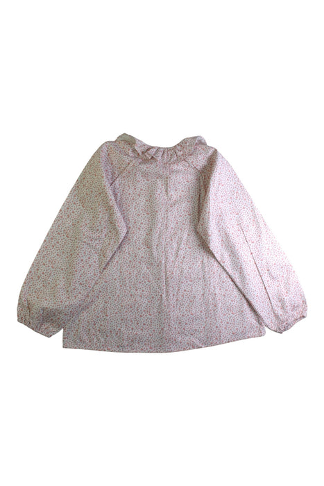 A Pink Long Sleeve Shirts from Les Enfantines in size 8Y for girl. (Back View)