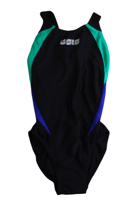 A Black Swimsuits from TYR in size 4T for girl. (Front View)