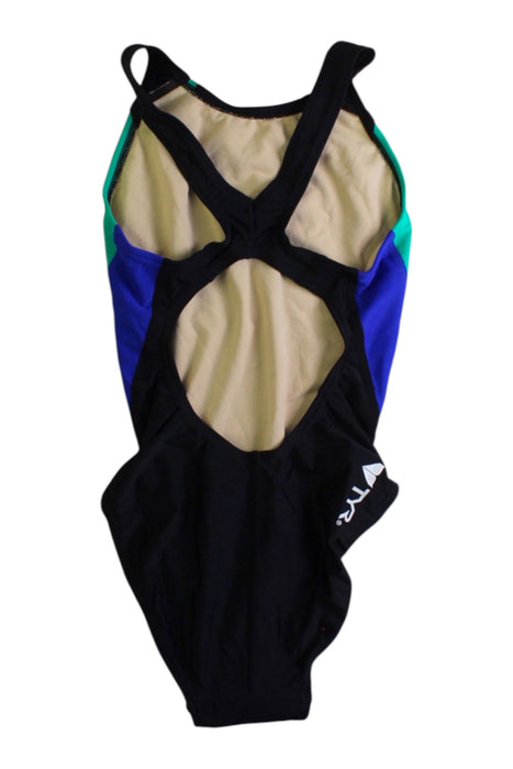 A Black Swimsuits from TYR in size 4T for girl. (Back View)