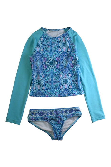 A Blue Swim Sets from Seafolly in size 8Y for girl. (Front View)