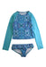 A Blue Swim Sets from Seafolly in size 8Y for girl. (Front View)