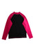 A Black Rash Guards from Aquasport in size 8Y for girl. (Back View)