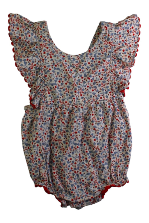 A Red Sleeveless Rompers from Konges Sløjd in size 6-12M for girl. (Front View)