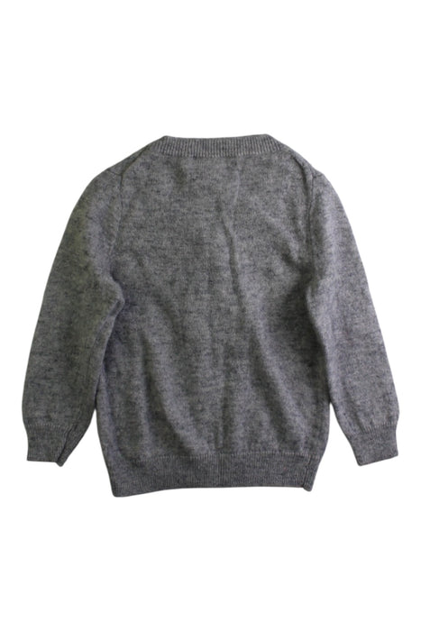 A Grey Knit Sweaters from Crewcuts in size 2T for girl. (Back View)