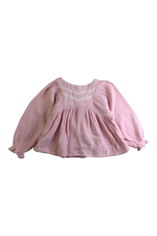 A Pink Long Sleeve Tops from Fina Ejerique in size 12-18M for girl. (Front View)