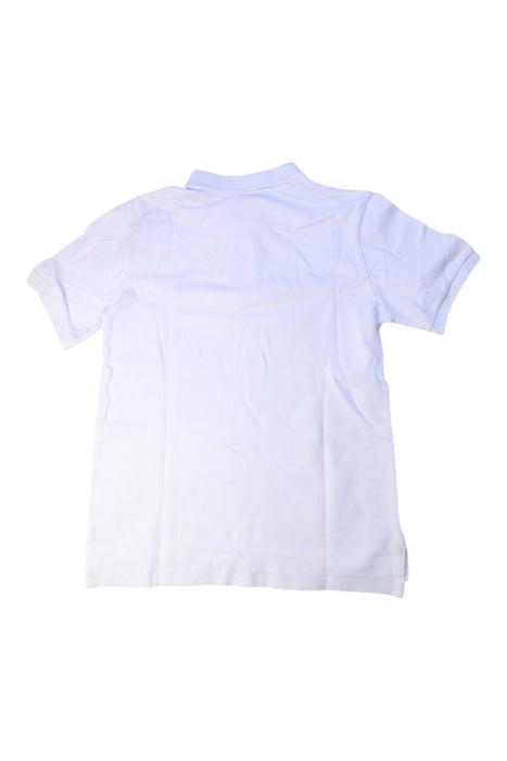A White Short Sleeve Polos from Polo Ralph Lauren in size 10Y for boy. (Back View)