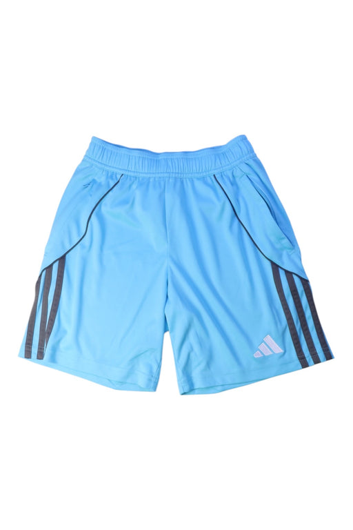 A Blue Shorts from Adidas in size 11Y for boy. (Front View)