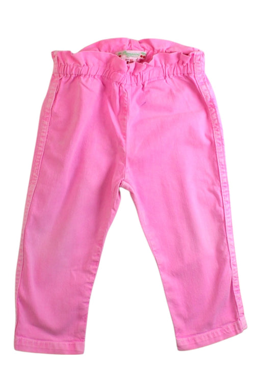 A Pink Casual Pants from Bonpoint in size 12-18M for girl. (Front View)