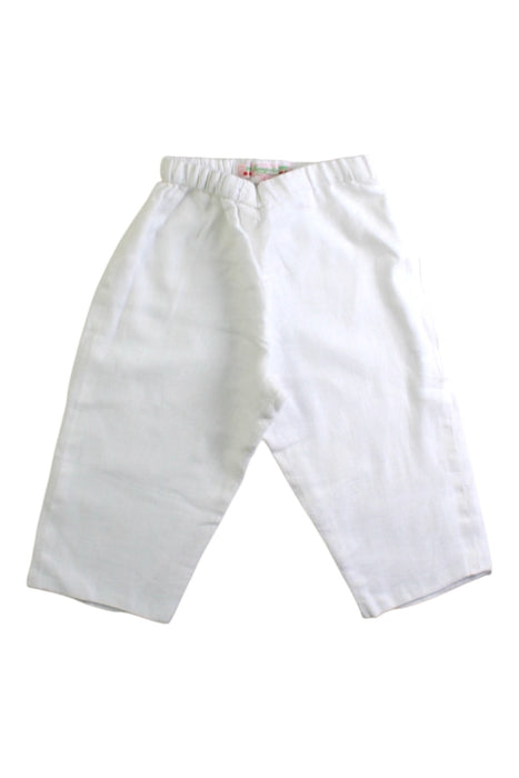 A White Casual Pants from Bonpoint in size 6-12M for neutral. (Front View)