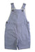 A Blue Overall Shorts from The Little White Company in size 3T for boy. (Front View)