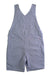 A Blue Overall Shorts from The Little White Company in size 3T for boy. (Back View)