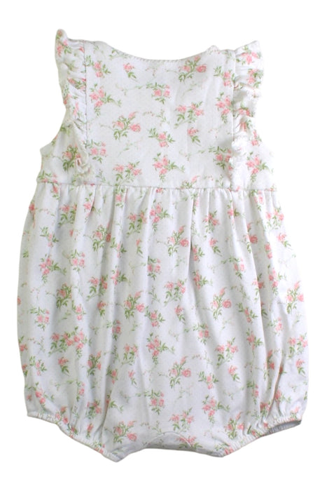 A White Sleeveless Rompers from Ralph Lauren in size 12-18M for girl. (Back View)