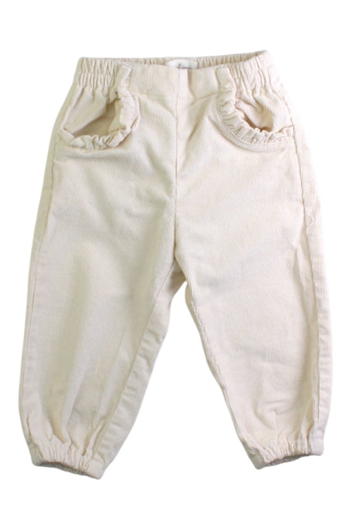 A Ivory Casual Pants from Fina Ejerique in size 12-18M for girl. (Front View)