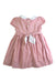 A Pink Short Sleeve Dresses from Kidiwi in size 2T for girl. (Back View)