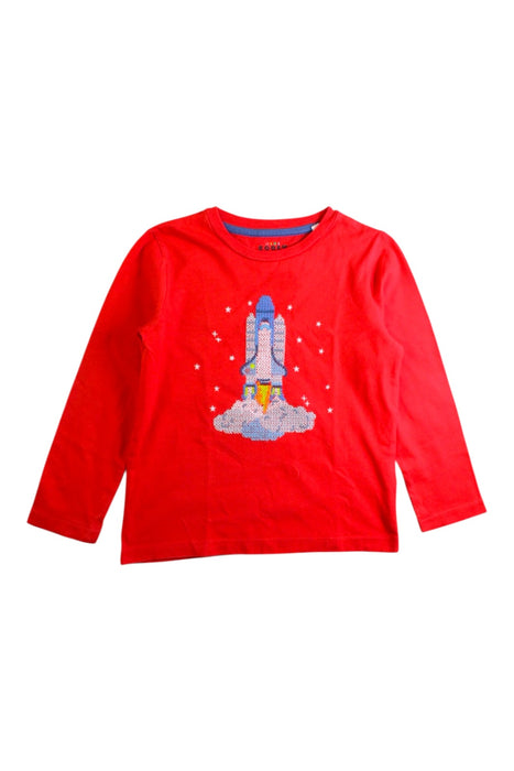 A Red Long Sleeve T Shirts from Boden in size 2T for boy. (Front View)