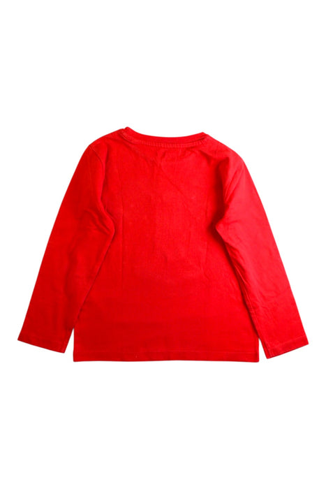 A Red Long Sleeve T Shirts from Boden in size 2T for boy. (Back View)