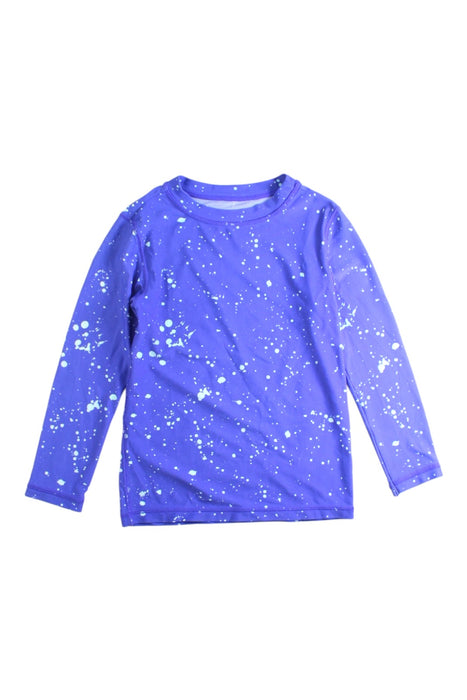 A Blue Rash Guards from Crewcuts in size 3T for boy. (Front View)