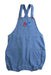 A Blue Overall Shorts from Bobo Choses in size 2T for girl. (Front View)