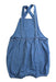 A Blue Overall Shorts from Bobo Choses in size 2T for girl. (Back View)