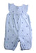A Blue Sleeveless Rompers from Jojo Maman Bébé in size 18-24M for girl. (Front View)