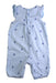 A Blue Sleeveless Rompers from Jojo Maman Bébé in size 18-24M for girl. (Back View)