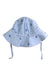 A Blue Sun Hats from Jojo Maman Bébé in size 12-18M for girl. (Front View)