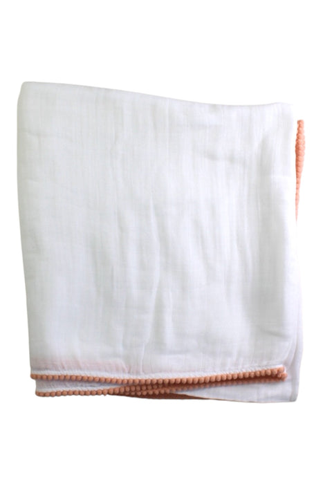 A White Blankets from Malabar Baby in size O/S for neutral. (Back View)