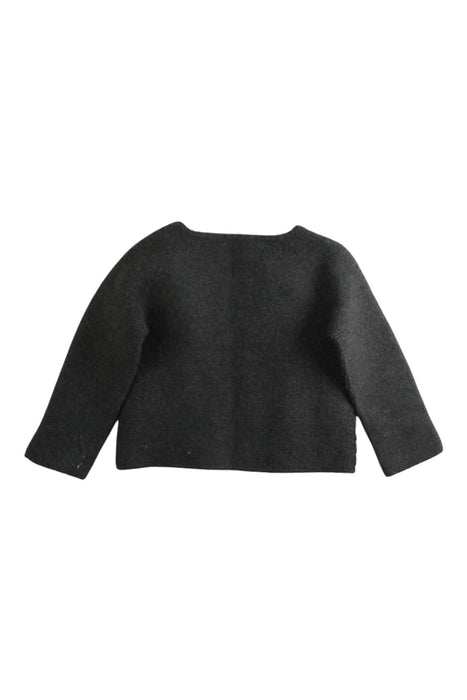 A Grey Cardigans from La Coqueta in size 12-18M for girl. (Back View)
