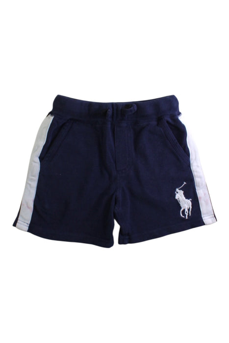 A Navy Shorts from Polo Ralph Lauren in size 3T for boy. (Front View)