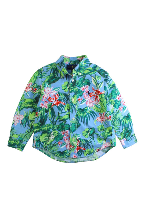 A Multicolor Long Sleeve Shirts from Ralph Lauren in size 3T for boy. (Front View)