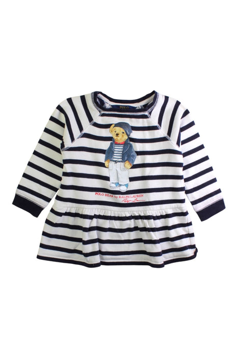 A Navy Sweatshirts from Polo Ralph Lauren in size 2T for girl. (Front View)
