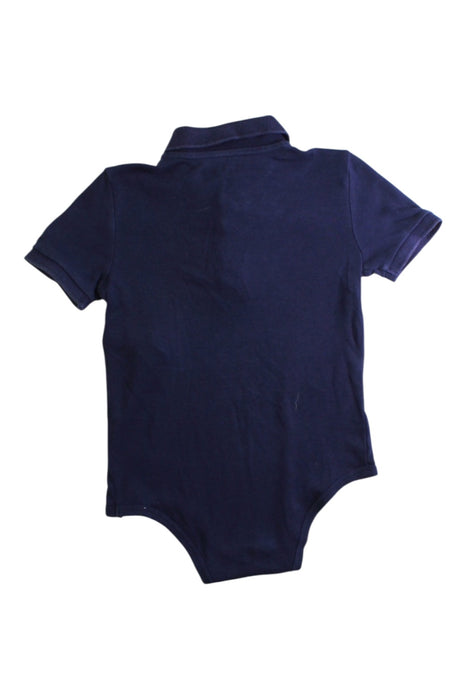A Navy Short Sleeve Bodysuits from Ralph Lauren in size 2T for boy. (Back View)