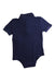A Navy Short Sleeve Bodysuits from Ralph Lauren in size 2T for boy. (Back View)