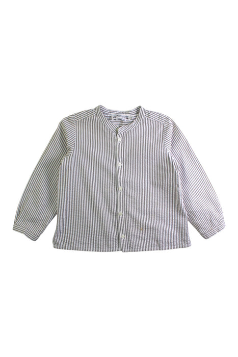 A White Long Sleeve Shirts from Bonpoint in size 3T for boy. (Front View)