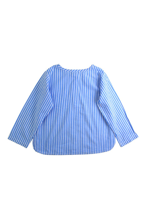 A Blue Long Sleeve Shirts from Kidsagogo in size 2T for boy. (Back View)