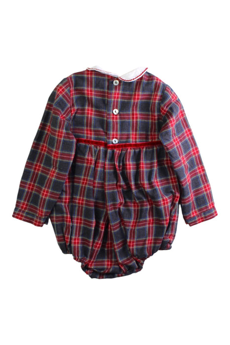 A Red Long Sleeve Rompers from Pepa London in size 2T for girl. (Back View)