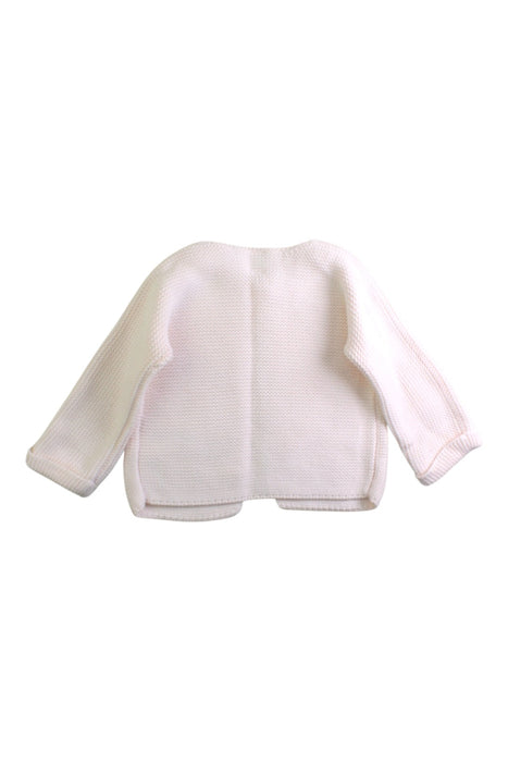 A Beige Cardigans from Petit Bateau in size 12-18M for girl. (Back View)