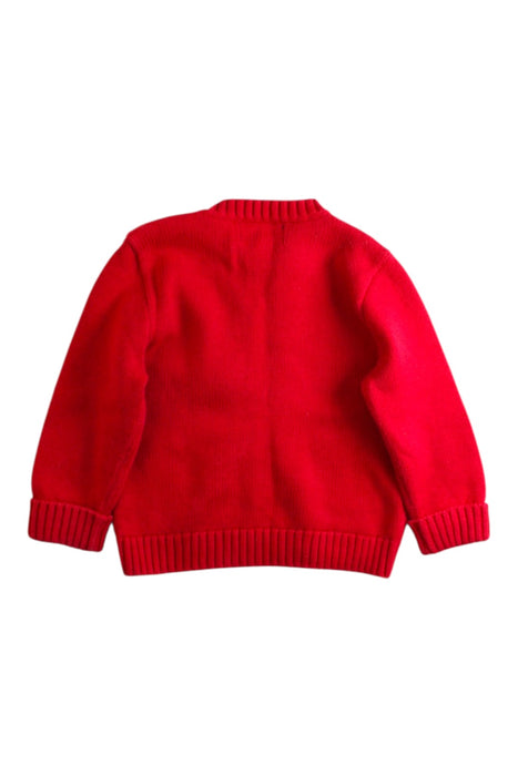 A Red Knit Sweaters from Polo Ralph Lauren in size 6-12M for boy. (Back View)