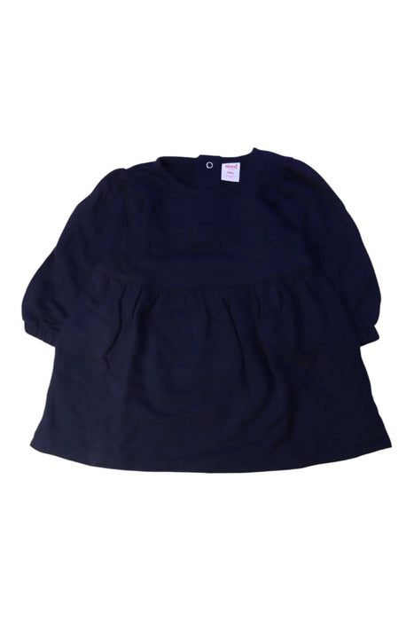 A Navy Long Sleeve Dresses from Seed in size 18-24M for girl. (Front View)