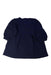 A Navy Long Sleeve Dresses from Seed in size 18-24M for girl. (Back View)