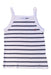 A Navy Sleeveless Tops from Petit Bateau in size 2T for girl. (Front View)