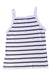 A Navy Sleeveless Tops from Petit Bateau in size 2T for girl. (Back View)