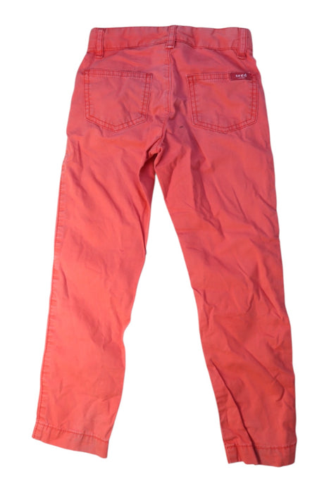 A Peach Casual Pants from Seed in size 4T for boy. (Back View)